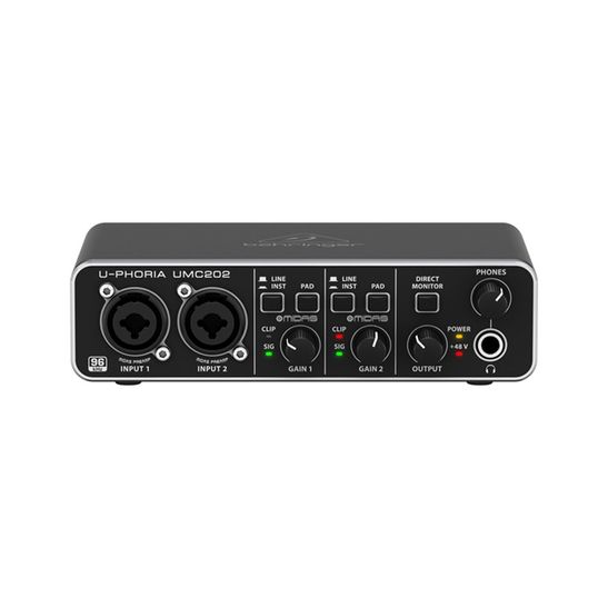 Как настроить звуковую карту behringer umc202hd