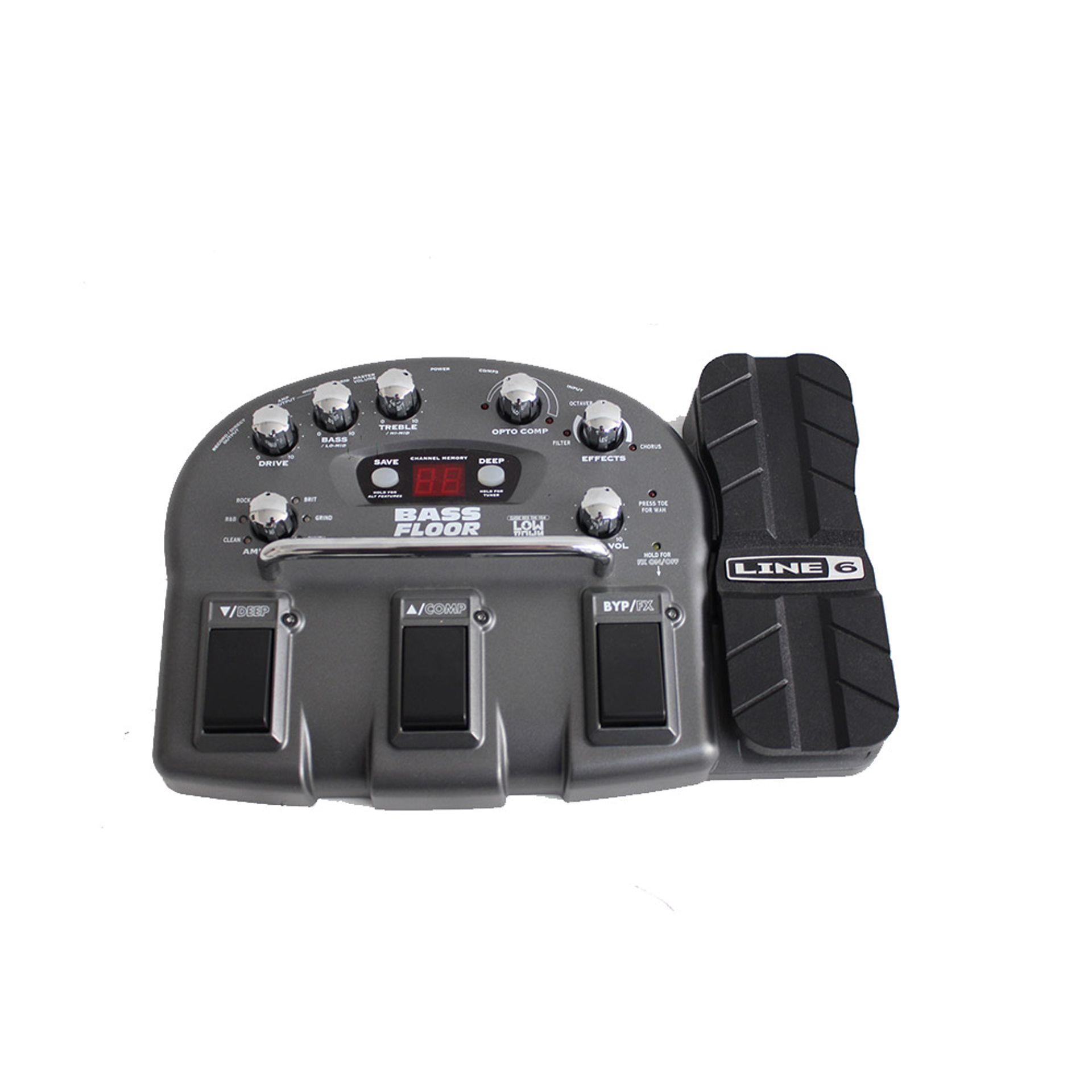 Pedaleira Line6 Bass Floor Pod Usado X5music