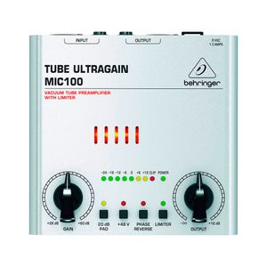 BEHRINGER-TUBE-ULTRAGAIN-MIC100