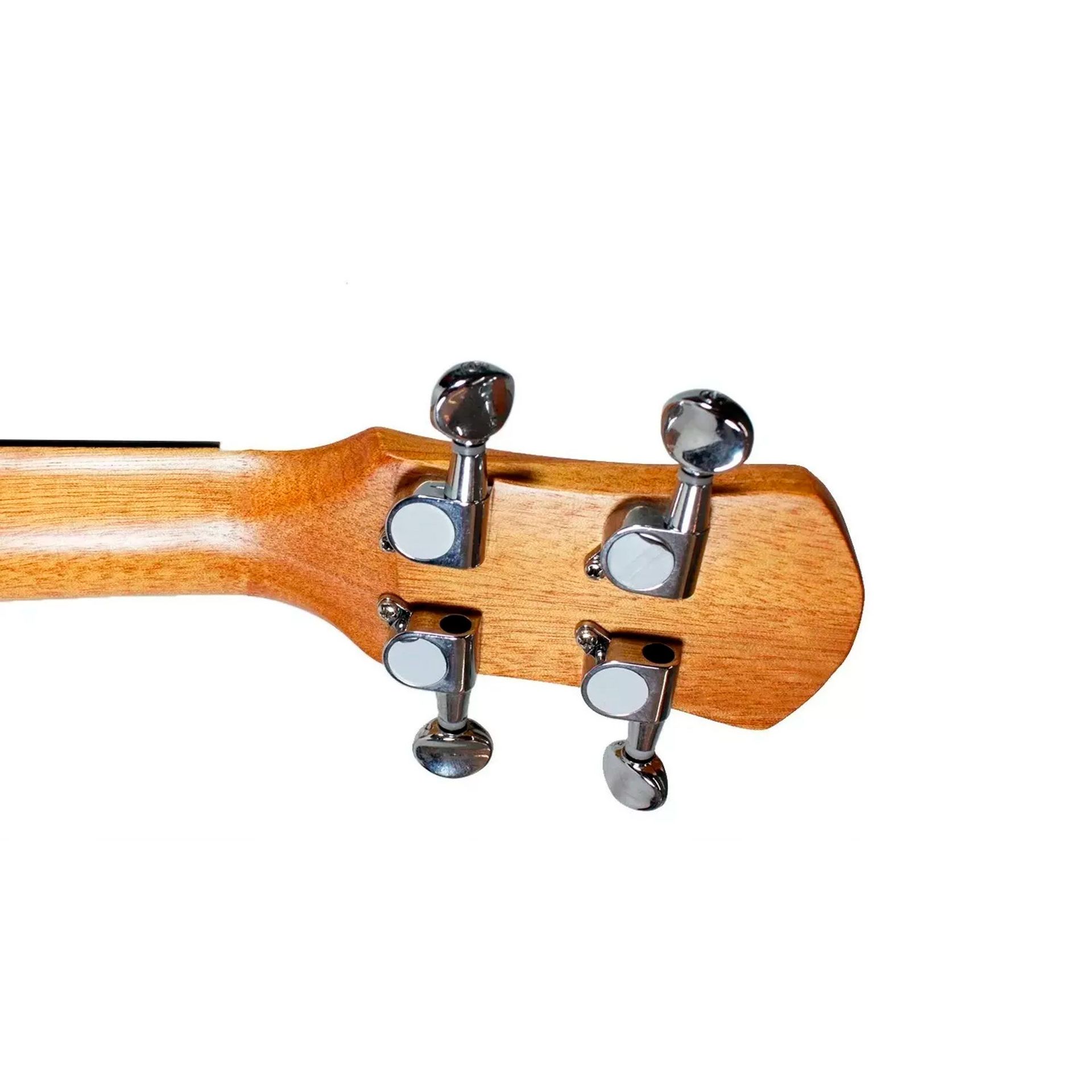 Kit Ukulele Winner Concert 23 Sapele Palhetas Afinador Bag X5Music