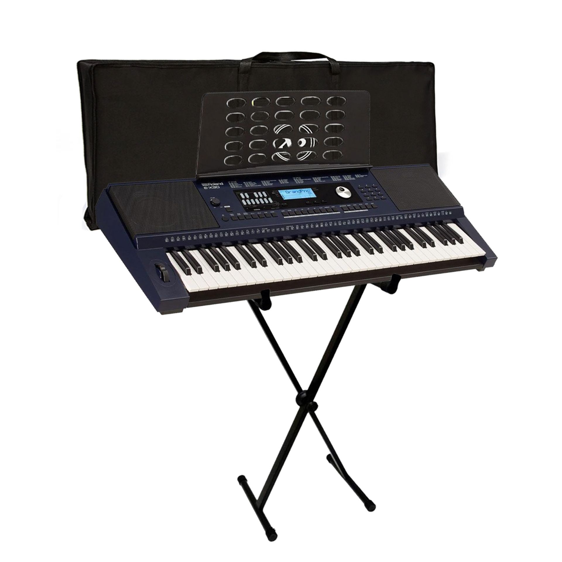 KIT TECLADO ROLAND E-X30 ARRANJADOR - X5Music