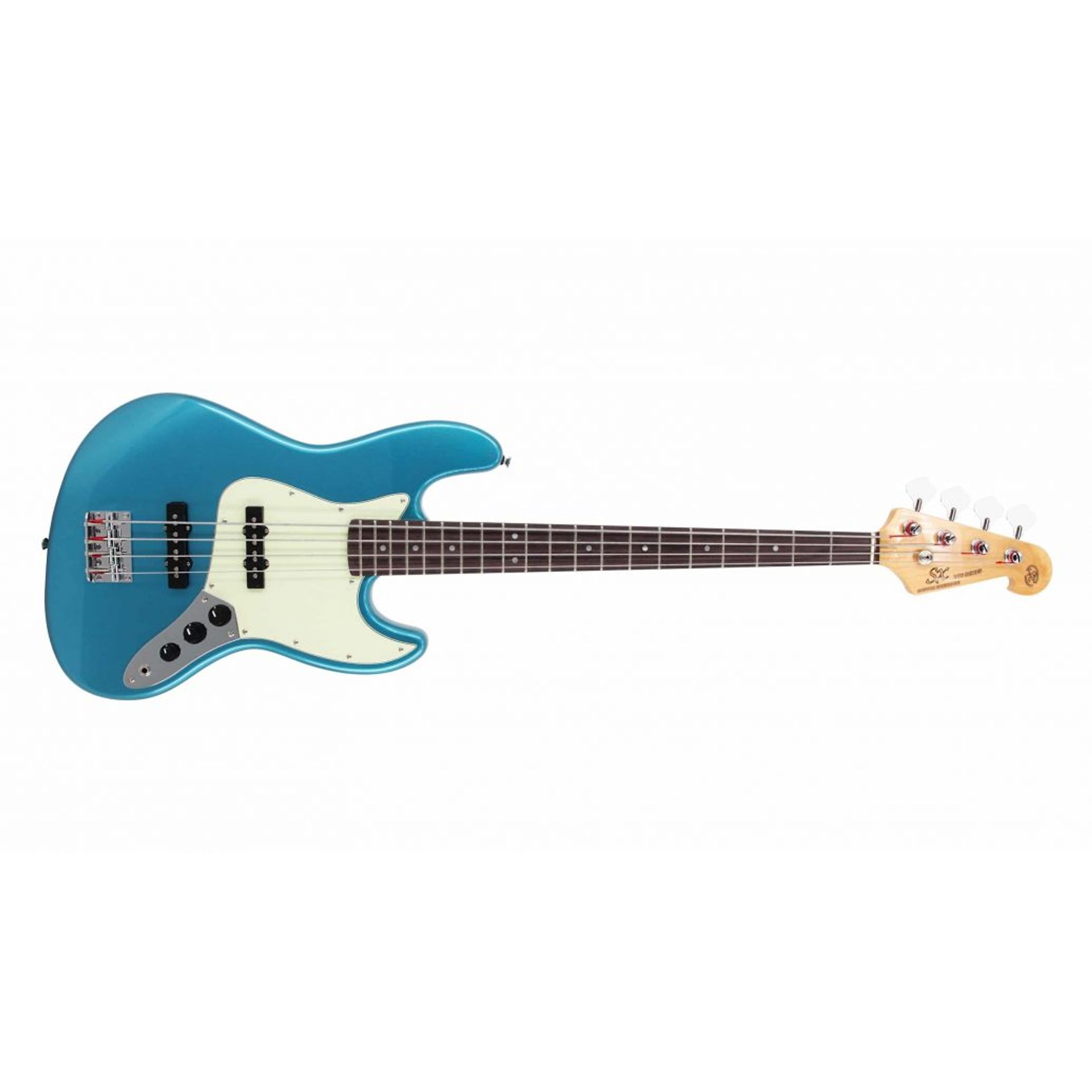 BAIXO SX JAZZ BASS 4C SJB62 LPB COM BAG AZUL - X5Music