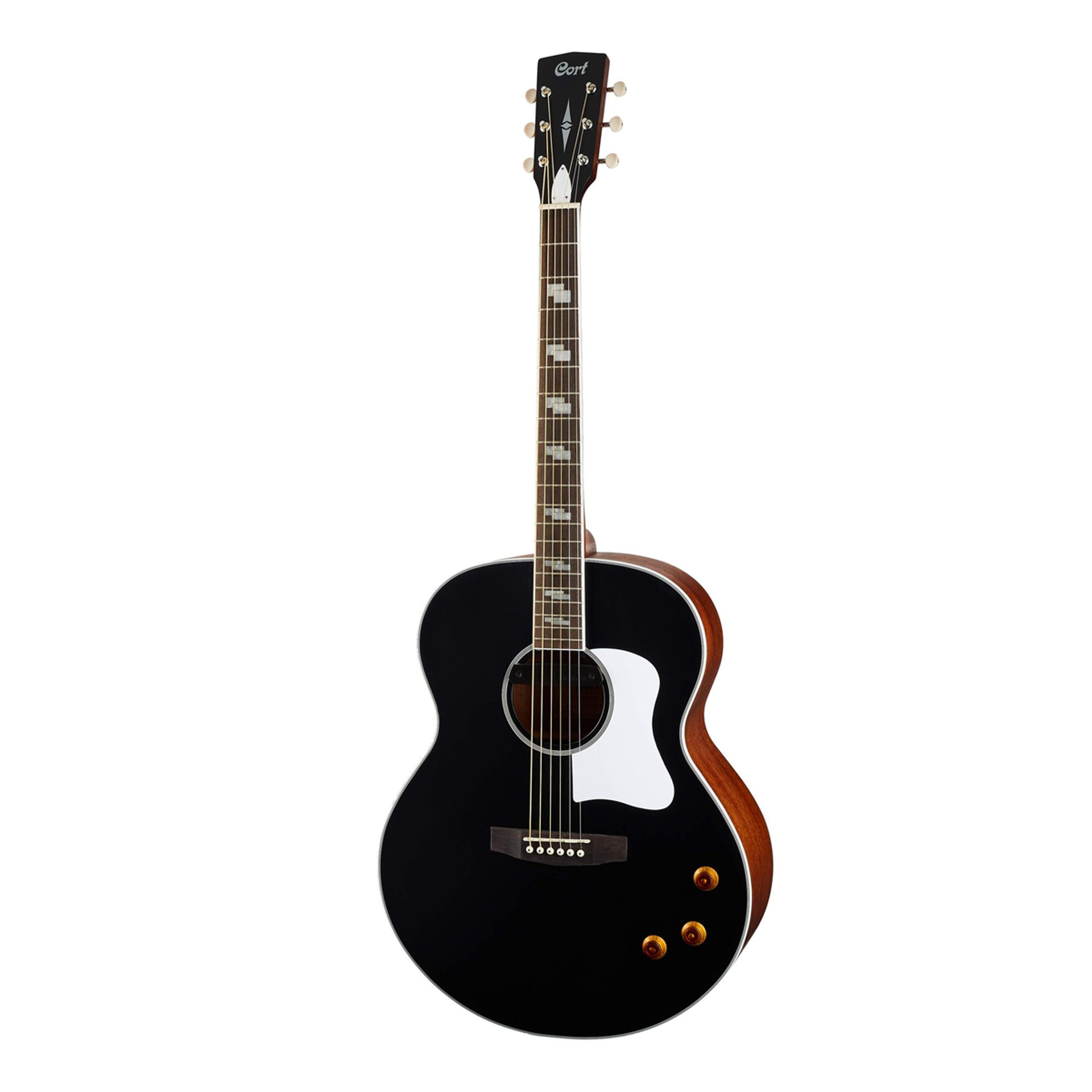 VIOLÃO CORT CJ RETRO VBM VINTAGE BLACK MATTE - X5Music