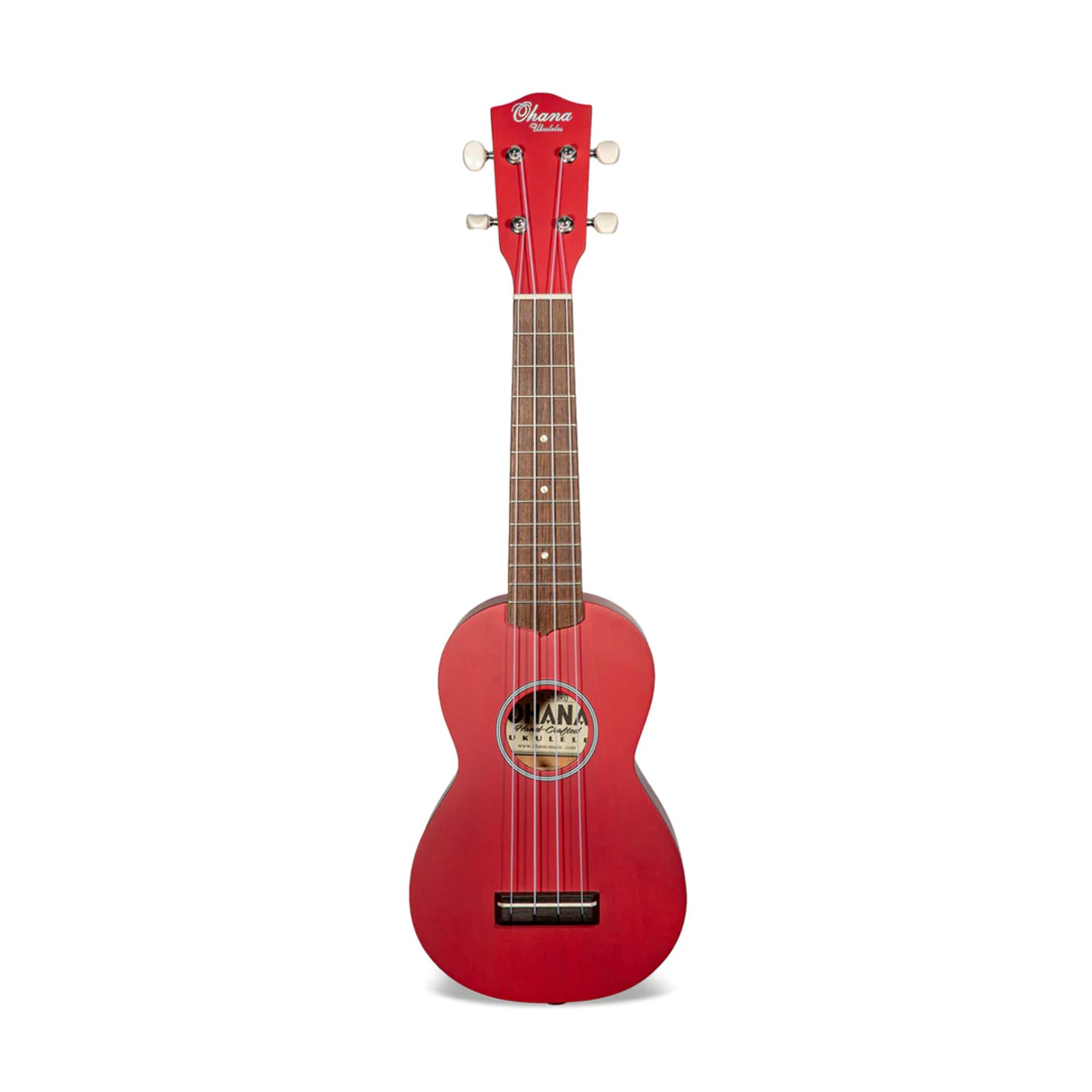 UKULELE OHANA SK10RD SOPRANO VERMELHO X5Music
